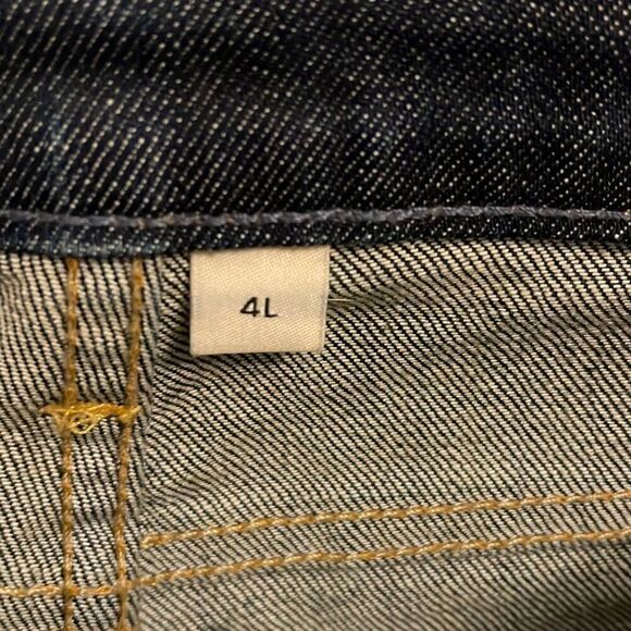 Gap Classic Stretch Jeans-Size 4 Long Hand-sanded Rinse - Picture 6 of 11